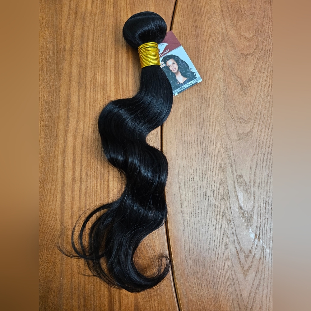 Human hair extensions 16"